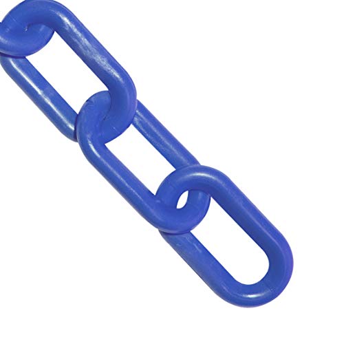 Sr. Chain Chain Plástico Corrente, azul, diâmetro do elo de 1 polegada, comprimento de 500 pés de comprimento