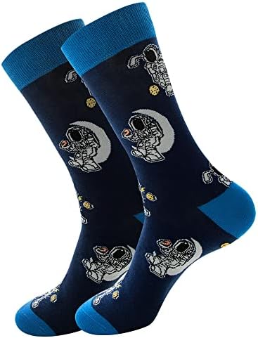 Meias padronizadas masculinas coloridas engraçadas meias de design maluco de casal meias de casal meias de algodão