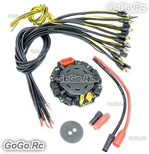 Gogorc Tarot Octocopter Power Distribution Placa PCB Hub - 1000 x8 drone TL8X018