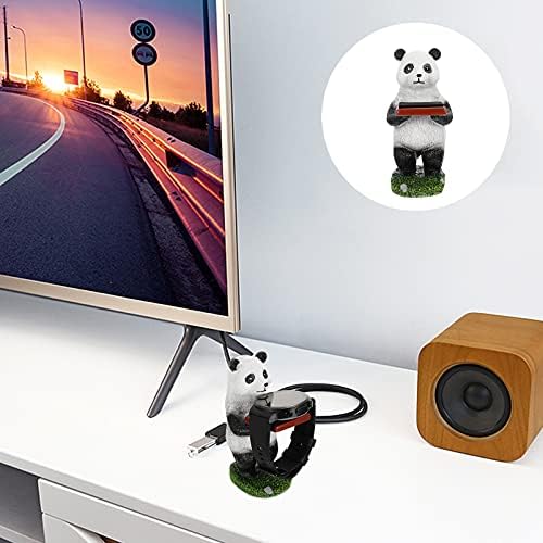 Alipis 3pcs panda relógio relógio exibir stand watch exibir rack rack stand rack stand stand stand box