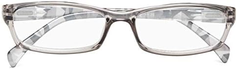 Óculos de leitura elegantes do BFOCO 5 pares Projeto de dobradiça da mola Readers para mulheres