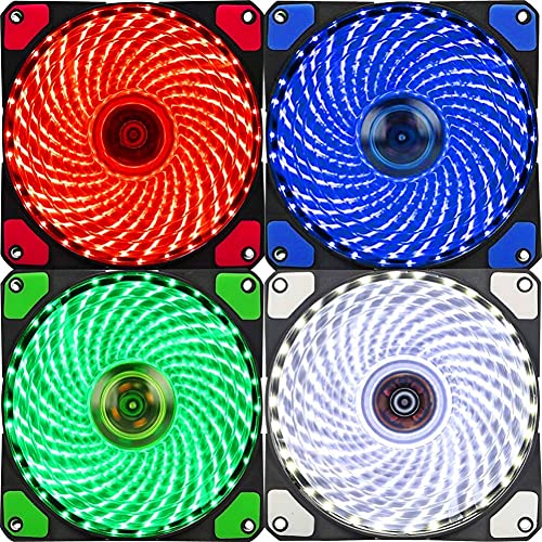 FZZDP MUTO 12cm 33 LEDS RGB FABO DE REFRIGENÇÃO DE LIMPELAÇÃO DO FABO DE AMBA DE