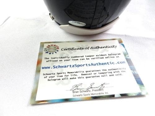 Mike Ditka assinou mini capacete autografado Chicago Bears com CoA - Mini capacetes da NFL autografados