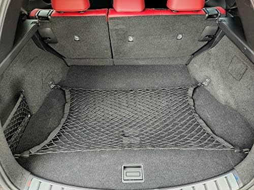 Floor Style Automotive Elastic Trunk Mesh Cargo Net para Lexus NX 350 2022-2023 - Organizador e armazenamento premium - rede de bagagem para crossover - Melhor organizador de carros para Lexus NX350