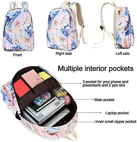 BTOOP BOOKBAB School Backpack Girls Stafra escolar fofa para laptop de 15 polegadas Conjunto de mochilas