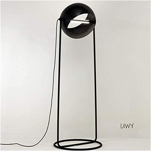 Lâmpadas de piso de Higoh, lâmpada de sala de estar minimalista moderna com rack de metal, lâmpada de piso de metal criativo moderno/lâmpada