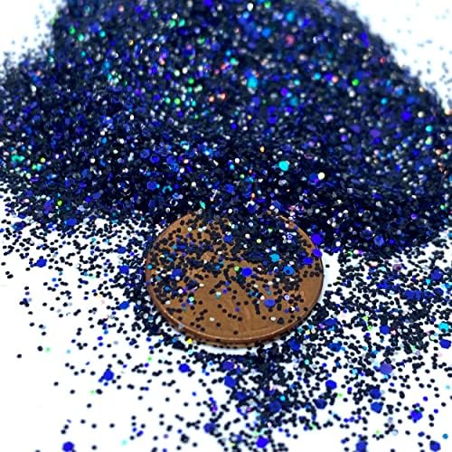 Black Jewel Fine Glitter, Black Glitter, Glitter para unhas, glitter para copos, formas de brilho para copos, confete da forma de brilho