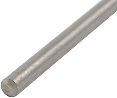 Aexit 2,5 mm DIA Tool Solder de 56 mm de comprimento HSS Brill redonda Twist Drill Bit Tone de prata 5pcs Modelo: 80AS215QO221
