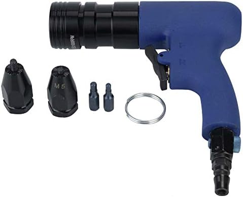 Rivet Kit de pistolas pneumáticas rebitador de mão conjunto conjunto de armas de rebitagem de ar da pistola de porca