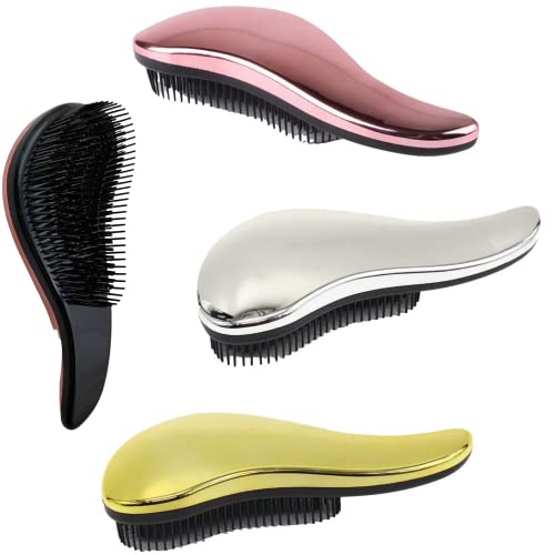 Brush de Detangler Ol'art para crianças, homens, cabelos femininos - Definir escova de cabelo para curly, natural, molhado, seco,