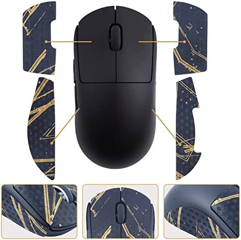 Fita de aderência de mouse wunzkii para Logitech G Pro x Superlight Anti-Slip Não Fad