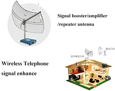 SignalPlus Outdoor 868MHz GSM CDMA Parabólica Antena Celular Receptor de Sinal de Remoto 5G 5G 806 ~ 960MHz GSM Repeter Signal Amplifer Booster