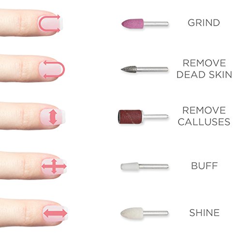 Fancii Substituição Grinder Brill Bits/Heads para Mynt Manicure & Pedicure System