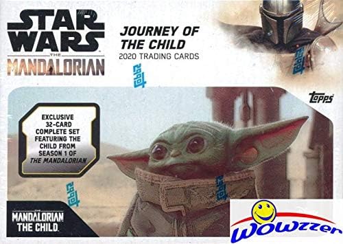 2020 Topps Star Wars: Jornada Mandaloriana da Caixa selada de fábrica infantil! Apresenta os primeiros cartões de bebê Yoda!