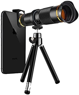 SJYDQ TELECOPO LENS 4K HD Universal Telefoto Phone Camera Lens para Smartphone Mobile Lens Kit Incluir tripé
