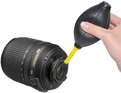 Soprador de limpador de poeira e soprador com kit de pincel para Sony, Nikon, Canon, Pentax, Olympus & More Camera