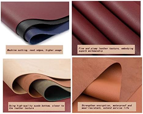 LPLND Couro sintético Faux Leatherette Pu Casal de Coloque Tofolstery Material- Rosa