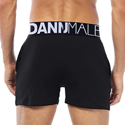 Roupa íntima de BmEgm para homens homens de verão fechado de tamanho grande em casa shorts finos de algodão casual calças de tartaruga