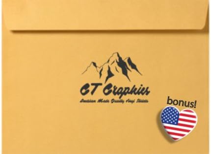 GT Graphics Washington American Flag - adesivo de vinil decalque à prova d'água
