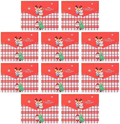 Decorações de Natal 10pcs cartão de natal