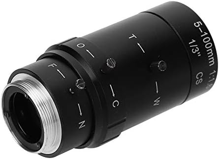 Abertura manual da lente da câmera zoom Lente de câmera de 5 a 100 mm com alta compatibilidade para câmera de segurança