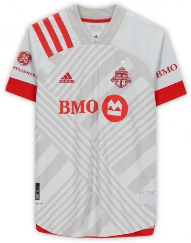 Omar Gonzalez Toronto FC Used 44 Jersey Gray da temporada de 2020 MLS - Match de futebol autografado usou camisas
