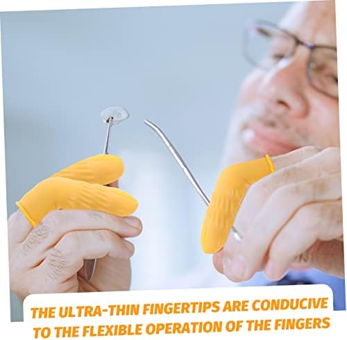 Acessórios de berço de dedos de fingimento de hemotão 1 para protetor de polegar Acessórios brancos Proteção Protectores de dedos Dicas para os dedos pequenos dedo tampa de desgaste de desgaste de dedos