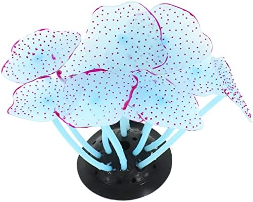 IPETBOOM CORAL ARNAMENTO DE CORAL ARNAMENTO DE SILICONE PLANTA DE CORAL FALSO PLANTAS DE PLANÇAS AMÁRIAS PLANTAS DE MODELO