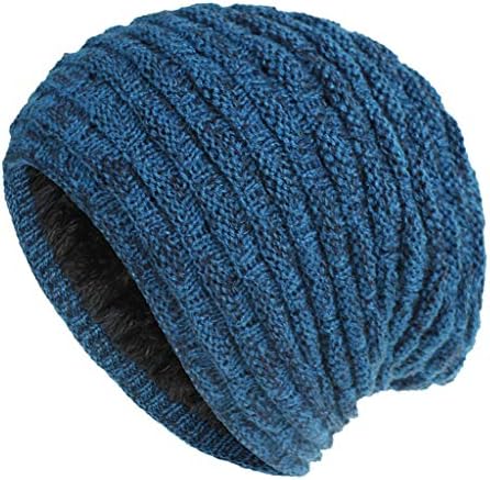 Chapéu de gorro de malha de inverno feminino Mantenha os chapéus de malha quente unissex de malha