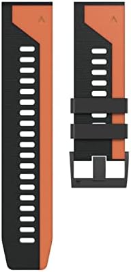 Dfamin 22 26mm de 26 mm de relógio Quickfit colorido para Garmin Fenix ​​7 7x Silicone EasyFit Watch Watch
