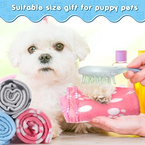 20 peças Cobertor de cachorro manta de animais de estimação de lã macio Cobertoras de cachorro cobertor de cachorrinho de
