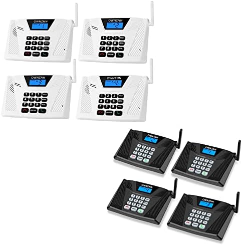 Pacote OUNZNN 8 INTROCIPS Wireless for Home Hands-Free [atualizado 2022], sistema de intercomunicação sem fio duplex