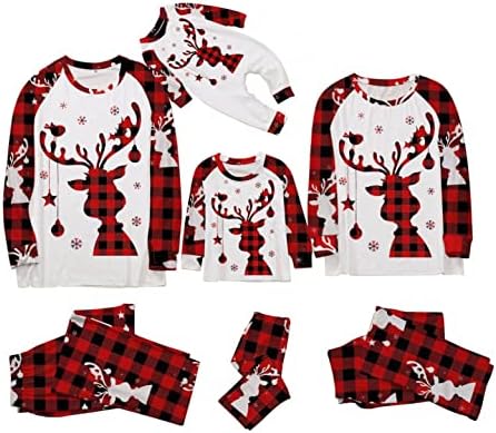 Natal Pijama de bebê para a família Combation Family PJS Conjunto de impressão de pijamas de pmiodings de pinos de piadas na