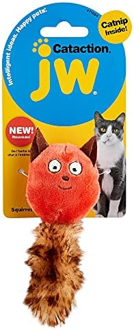 Petmate Petmate JW Cataction Catnip Squirrel Toy, multicolor