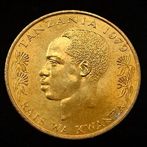 Tanzânia Coin 20 Avestruz de avestruz de ano swant km2a cobre moedas africanas