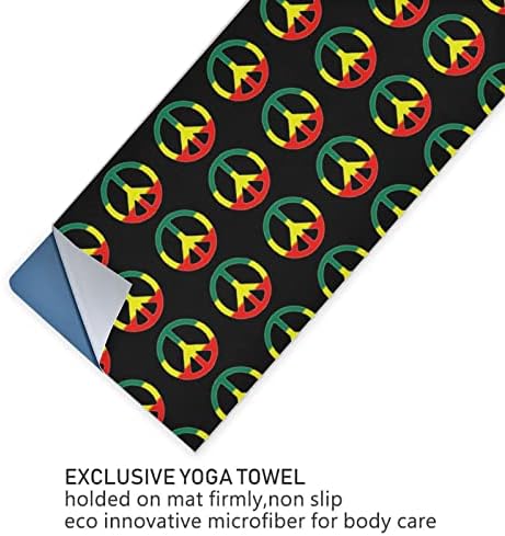 Aunhenstern Yoga Blanket-Power-Rasta-Jamaica Yoga Towel Yoga Mat Toalha
