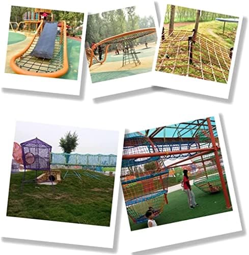 Rede de segurança de Ouyoxi para crianças, escalada de escalada escalada para crianças cargo corda de nylon Reding Playground Swingset Play Plaw