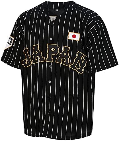 Mens ohtani 16 costurei camisas de beisebol do Japão camisas brancas pretas