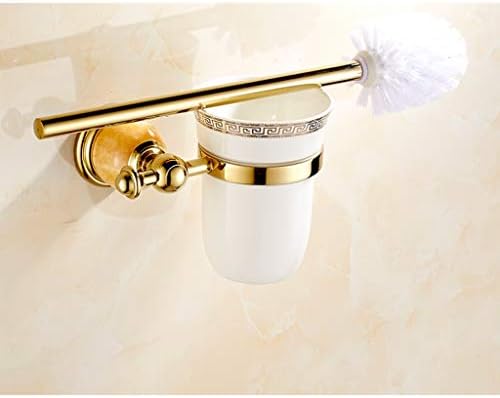 Escova de vaso sanitário pincel higiênico pincel europeu de ouro jade pincel de vaso sanitário conjunto de pincel de
