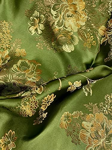 ANais Brocade Floral Brocade Fabric chinês para Cheongsam/Qipao, Vestuário, Trajes, Estofados, Bolsas, Artesanato - 10220