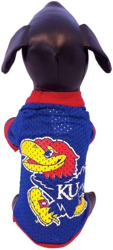 NCAA Kansas Jayhawks Athletic Mesh Dog Jersey