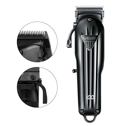 Clippers profissionais de cabelo para homens, cabelo elétrico gradiente de cortador elétrico Clipper lâmina ajustável USB recarregável