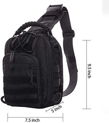 Antártica Tactical Sling Bag Pack Militar Rover Saco de ombro Molle Assault Range Backpack 1050D