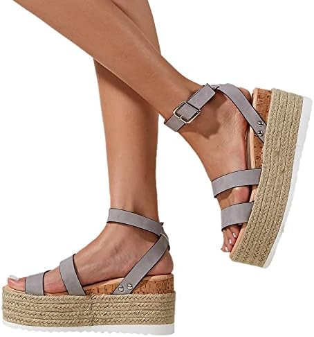 Sandálias para mulheres sandálias de verão elegantes para mulheres mulheres moda cunhas sólidas sandálias de sapatos romanos