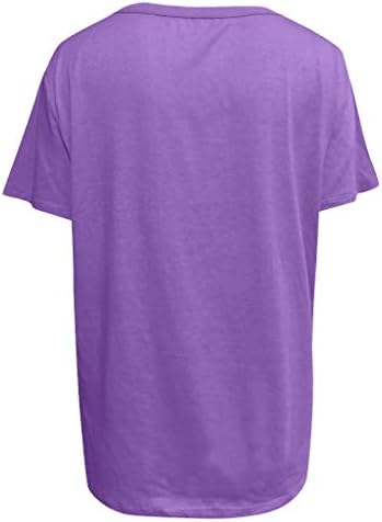Yubnlvae Trendy Casual Relaxed Plus Size listrado Sorto para mulheres respiráveis ​​camisetas de verão de manga longa pescoço
