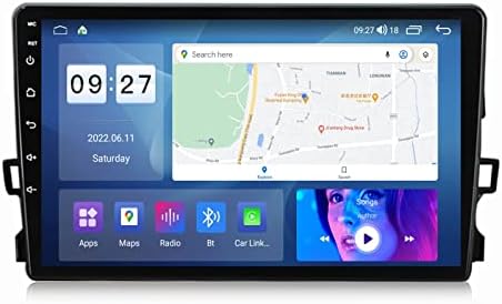 ADMLZQQ PARA TOYOTA AURIS 2006-2011 ANDROID 11 CARRO ESTÉRIO DE NAVEGAÇÃO GPS Unidade de navegação de 9 polegadas CarPlay