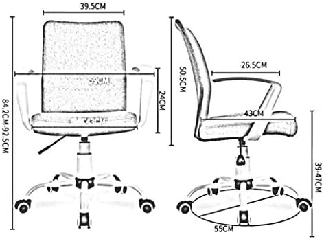 Cadeira de escritório scdbgy ygqbgy, ergonomia cadeira de cadeira de computador cadeira de mesa de mesa alta cadeira traseira com apoio