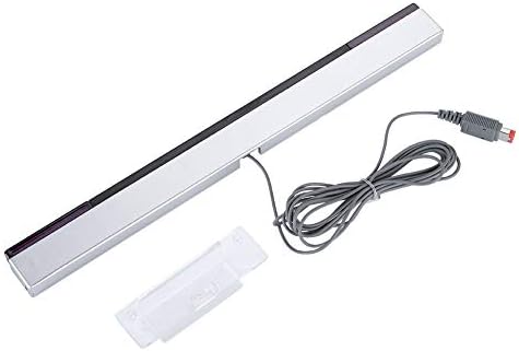 Barra de sensor Zerone, barra de sensor de infravermelho com fio para Wii, IR Infravermelho Raio Indutor de Raio Substituição