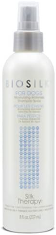 Biosilk for Dogs Silk Therapy Hidration Dog Wipes | Melhores toalhetes para cães, lenços de limpeza para todos os cães e filhotes, 2 lenços hidratantes de cães hidratantes da Biosilk