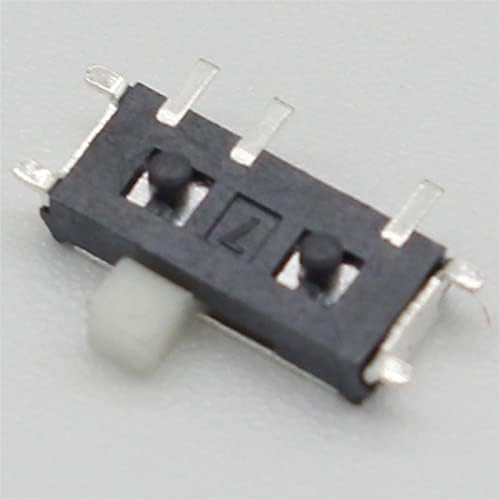 Krivs Valoyi Micro interruptor 20pcs 7 pinos interruptores de deslizamento ON-off 2Position Micro slide interruptor de alternância